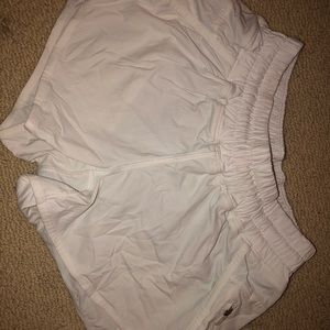 White lululemon shorts